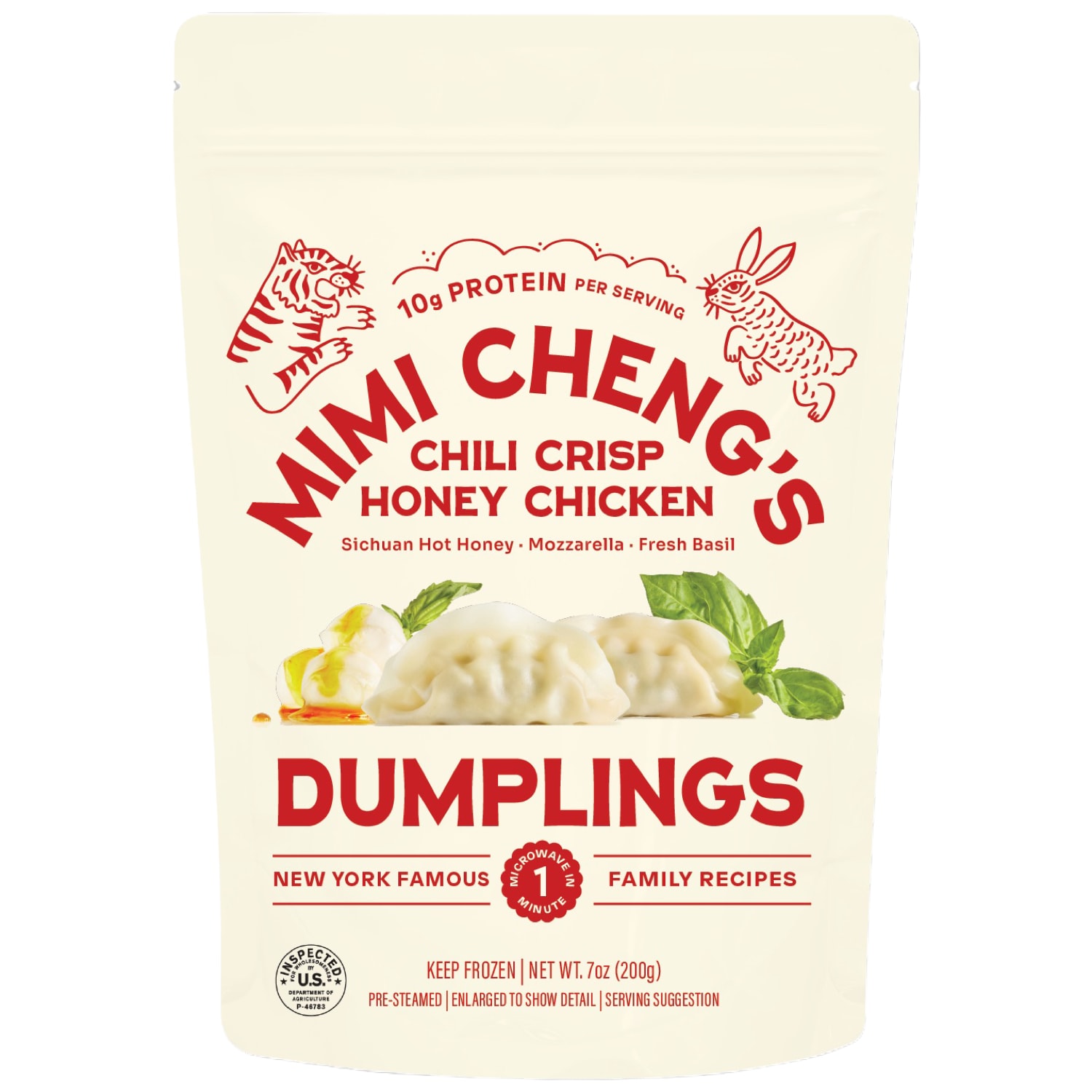 Mimi Cheng's Dumplings, Chili Crisp Honey Chicken, Frozen
